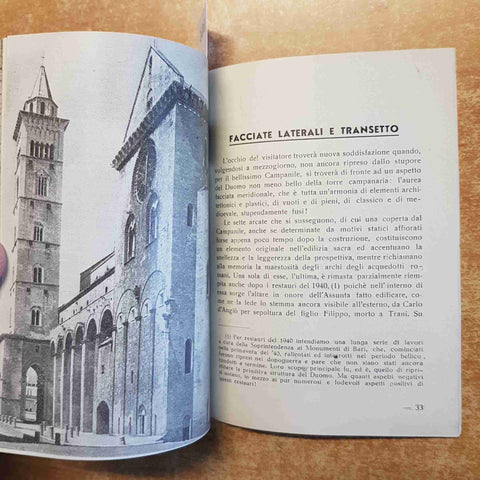 GUIDA DEL DUOMO DI TRANI - Raffaello Piracci 1957 LEONCAVALLO