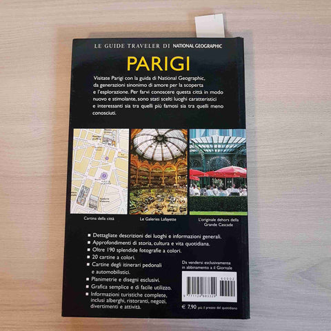 PARIGI guida illustrata NATIONAL GEOGRAPHIC - IL GIORNALE - 2002