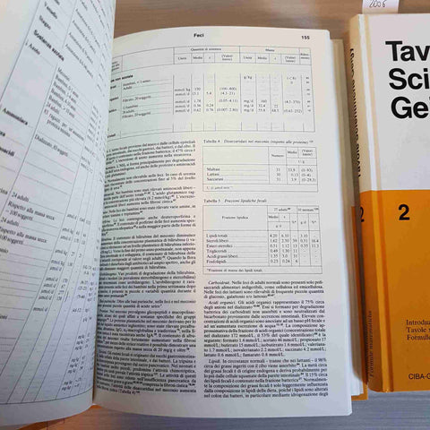 TAVOLE SCIENTIFICHE GEIGY volumi 1 + 2 LENTNER - CIBA GEIGY EDIZIONI - 1984