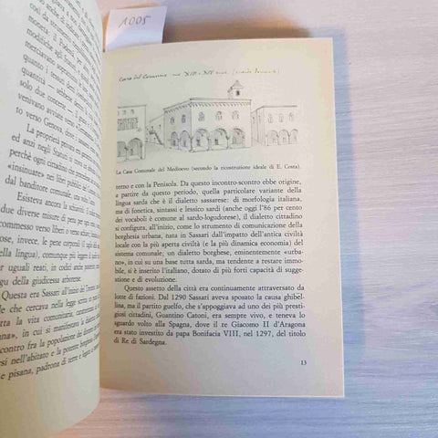 PROFILO STORICO DELLA CITTA' DI SASSARI 1976 MANLIO BRIGAGLIA illustrato