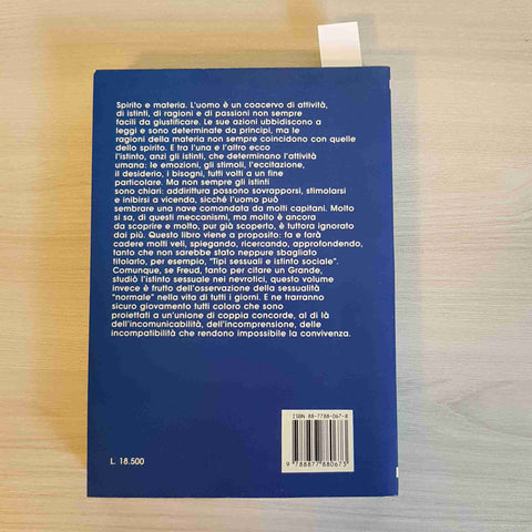 LA SESSUALITA' SVELATA istinto desideri moralità GAETANO POLIFRONI 1989 ALBERO