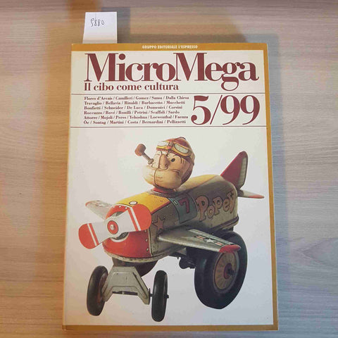 MICROMEGA IL CIBO COME CULTURA 5/99 mafia multinazionali sofri 1999 L'ESPRESSO