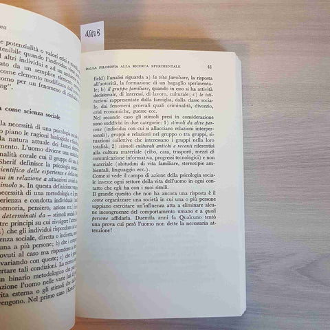 PERSONALITA': EREDITA' E AMBIENTE Lucio Braconi 1972 RIZZOLI personalità
