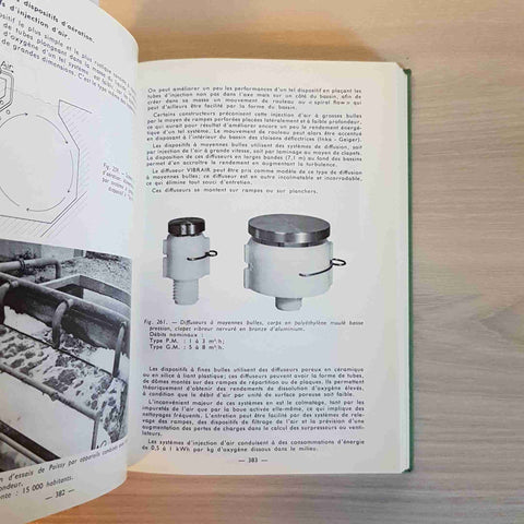 MEMENTO TECHNIQUE DE L'EAU 1966 DEGREMONT manuale tecnico tecnologia dell'acqu