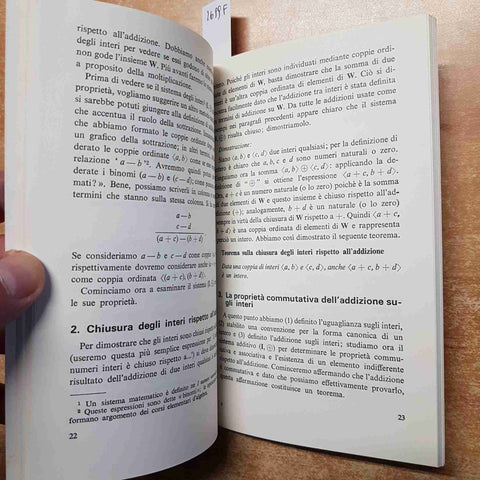 I NUMERI INTERI parlando di matematica SPRECKELMEYER 1967 progresso tecnico