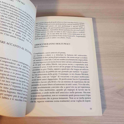 RAGAZZA 20ENNE le risposte a questo annuncio sesso sessuale LIBRI IDEA - 1991