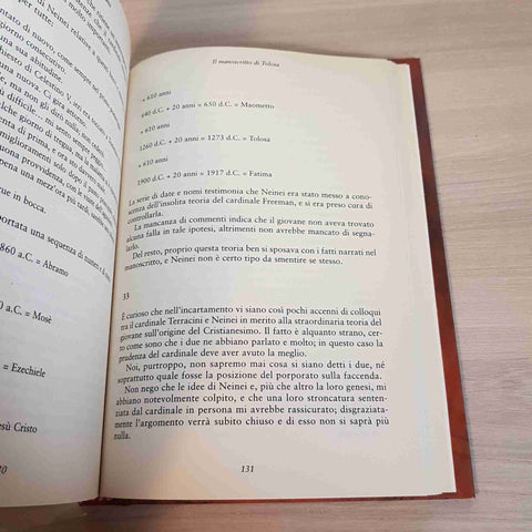 IL MANOSCRITTO DI TOLOSA - BRESSANUTTI - I CODICI SEGRETI DELLA STORIA - 2006
