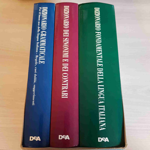 DIZIONARIO FONDAMENTALE DELLA LINGUA ITALIANA -DIZIONARIO GRAMMATICALE SINONIMI
