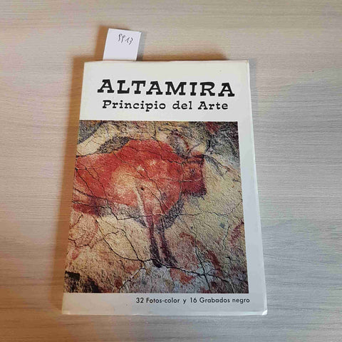 ALTAMIRA PRINCIPIO DEL ARTE Garcia Guinea MADRID 1971