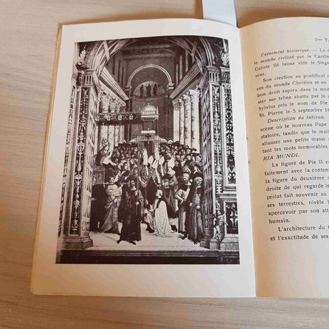 HISTOIRE DE PIUS II FRESYURS DE PINTURICCHIO DANS LA CATHEDRALE DE SIENA