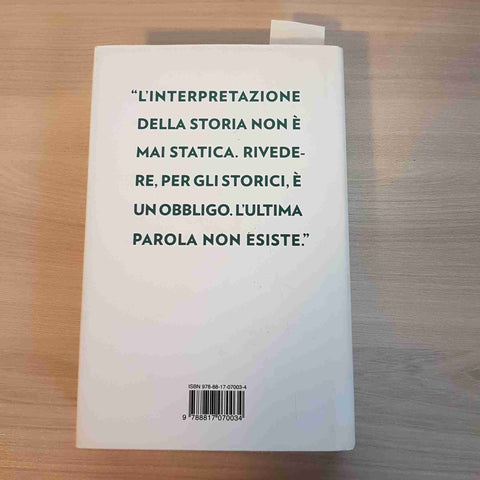 I CONTI CON LA STORIA storia d'Italia PAOLO MIELI - RIZZOLI - 2013