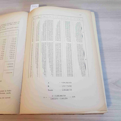 MANUALE DI STATISTICA - FRANCESCO BRAMBILLA - AMBROSIANA - 1948