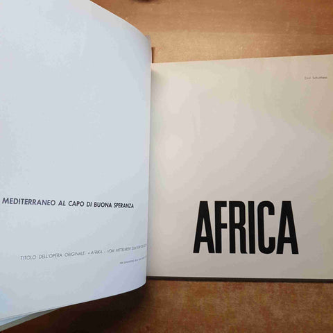 AFRICA Emil Schulthess 1962 MOTTA dal mediterraneo al capo di buona speranza