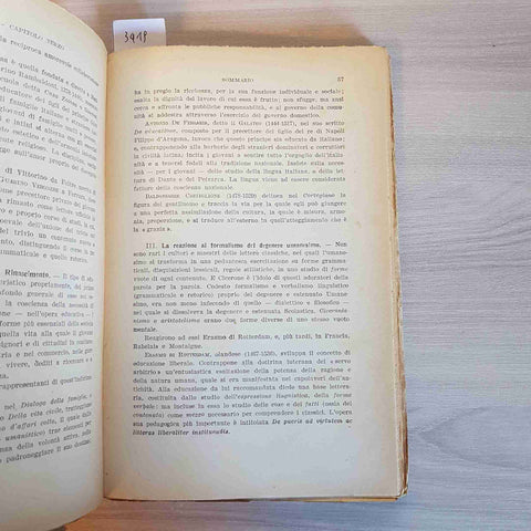 IL PROBLEMA DELL'EDUCAZIONE NELLA STORIA DEL PENSIERO vol.2 LAMANNA LE MONNIER