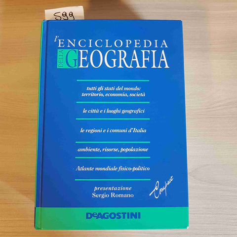 L'ENCICLOPEDIA DELLA GEOGRAFIA - DEAGOSTINI - 1996