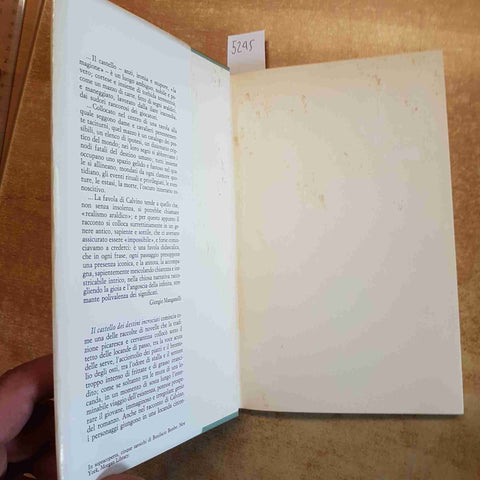 ITALO CALVINO - IL CASTELLO DEI DESTINI INCROCIATI 1973 Coralli 1ED. Einaudi