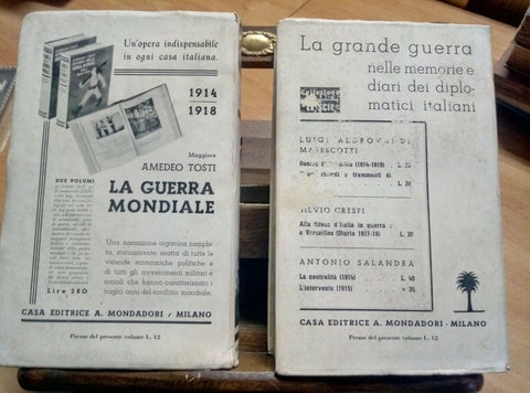 MEMORIE DEL MARESCIALLO JOFFRE - 1932/33 MONDADORI - 2 VOLUMI - BIOGRAFIA (