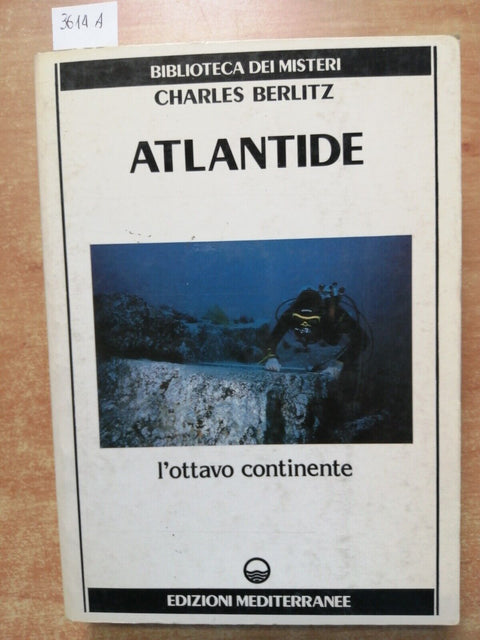 ATLANTIDE Lottavo continente - Charles Berlitz 1984 Edizioni Mediterranee (