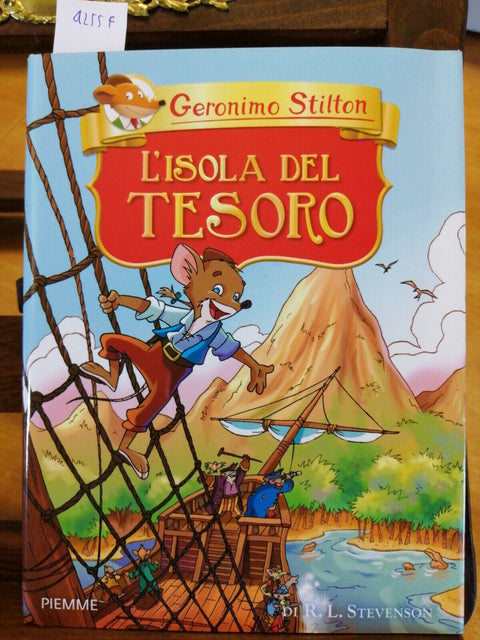 GERONIMO STILTON - L'ISOLA DEL TESORO - STEVENSON - PIEMME - RILEGATO - (4