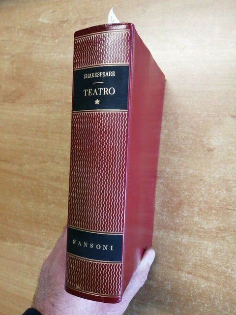 WILLIAM SHAKESPEARE - TEATRO VOL. 1 - SANSONI 1961 copertina similpelle (41