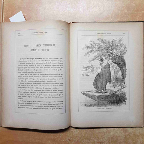 RENGADE I bisogni della vita e gli elementi della prosperit 1889 Sonzogno(