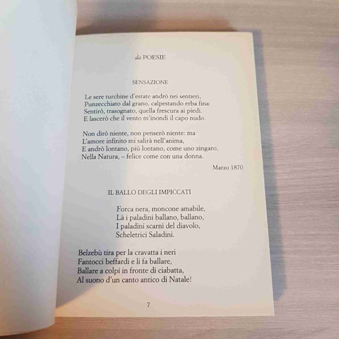 RIMBAUD LA STELLA PIANGE POESIE PROSE LIRICHE - I MITI POESIA - MONDADORI - 1996