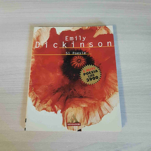 EMILY DICKINSON 51 POESIE - I MITI POESIA - MONDADORI - 1996