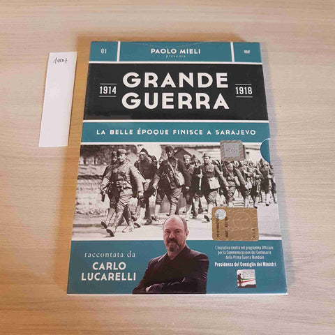 LA BELLE EPOQUE FINISCE A SARAJEVO - GRANDE GUERRA DVD - MIELI, LUCARELLI - 2014