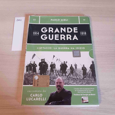 L'ATTACCO: LA GUERRA HA INIZIO - GRANDE GUERRA DVD - MIELI, LUCARELLI - 2014