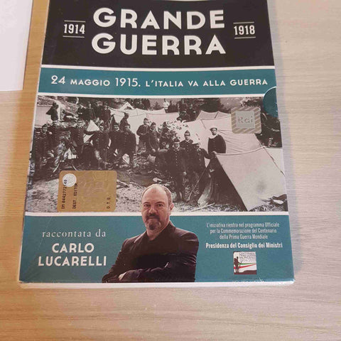 24 MAGGIO 1915 L'ITALIA VA ALLA GUERRA-GRANDE GUERRA DVD-MIELI, LUCARELLI -2014