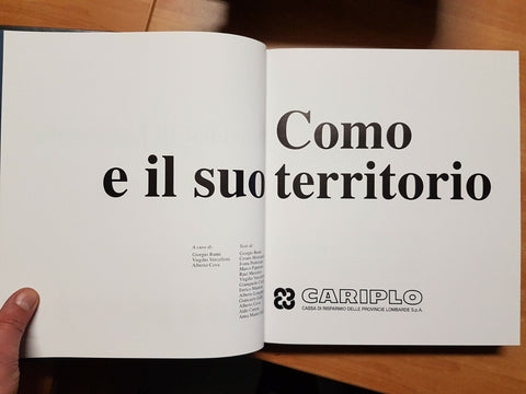 COMO E IL SUO TERRITORIO - CARIPLO - 1995 - EDIZIONE DELUXE + COFANETTO (40