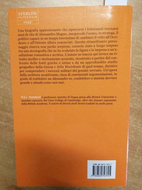 N.G.L HAMMOND - ALESSANDRO IL GRANDE - SPERLING&KUPFER - 2004 - (3856P