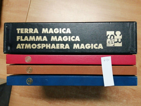 COFANETTO +3 LIBRI: TERRA MAGICA, FLAMMA MAGICA, ATMOSPHAERA - ROLAND WOLF(