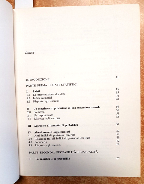 PROBABILITA' E STATISTICA - The Open University - casualit 1978 Mondadori