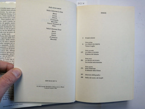 Pio XII L'ultimo papa - Antonio Spinosa - 1992 - Mondadori Le Scie 1ed. (