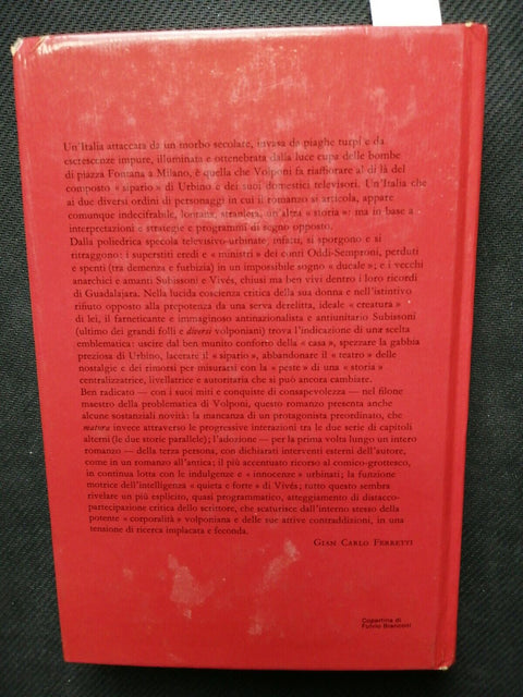 PAOLO VOLPONI - IL SIPARIO DUCALE - GARZANTI - 2EDIZ. 1975 - URBINO - (385