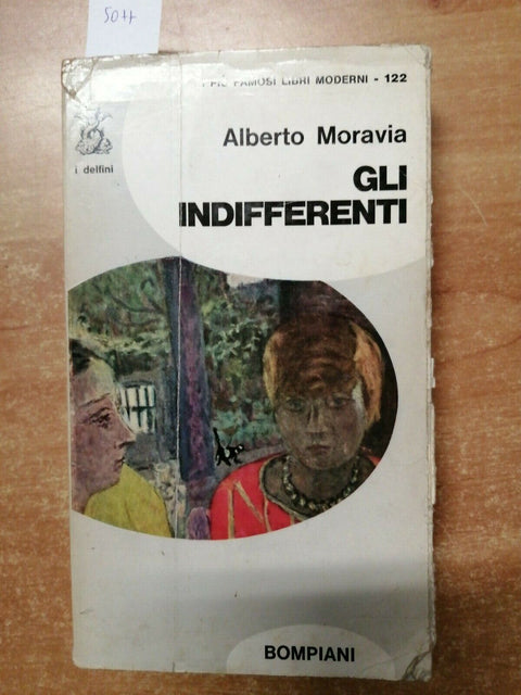 ALBERTO MORAVIA - GLI INDIFFERENTI - 1968 - BOMPIANI - (5077)