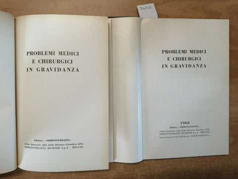 Problemi medici e chirurgici in gravidanza 2 VOLUMI - Ormonoterapia Richter