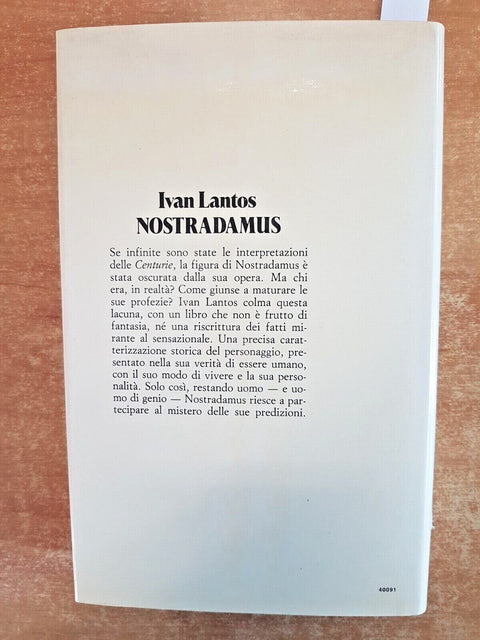 NOSTRADAMUS la prima vera biografia - IVAN LANTOS 1982 Editoriale Nuova (26