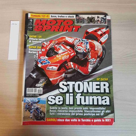 MOTO SPRINT - 2009 - 15 - STONER SE LI FUMA - motori, corse, moto gp