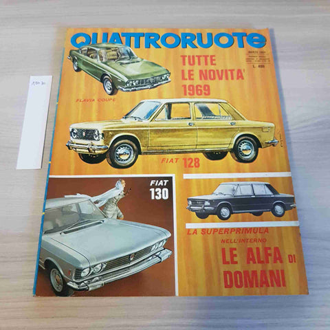 QUATTRORUOTE - 1969 - NOVITA' 1969 - auto, motori, viaggio, corse, f1