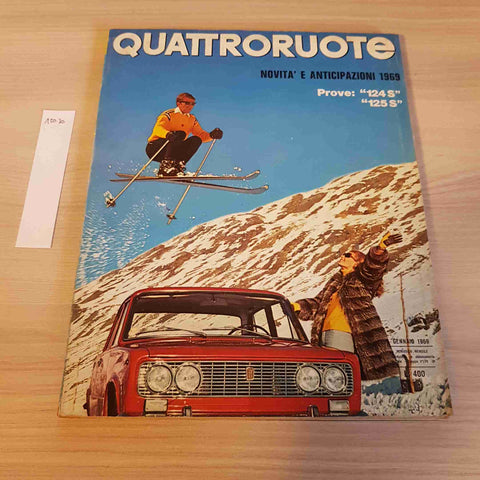 QUATTRORUOTE - 1969 - NOVITA' ANTICIPAZIONI - auto, motori, viaggio, corse, f1