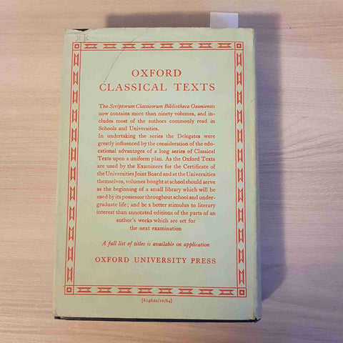 TITI LIVI AB VRBE CONDITA - OXFORD CLASSICAL TEXTS - 1964