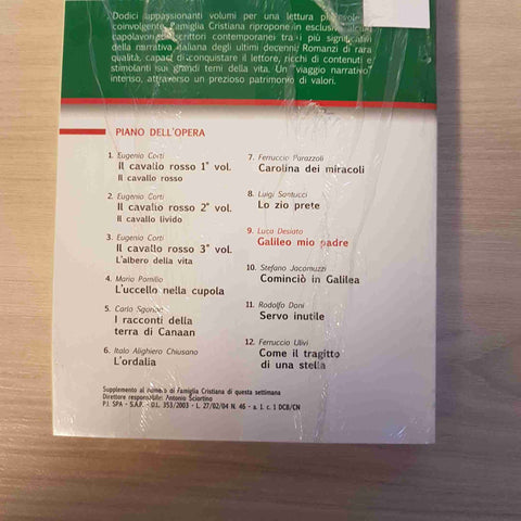 GALILEO MIO PADRE - LUCA DESIATO - SAN PAOLO - 2004 sigillato!