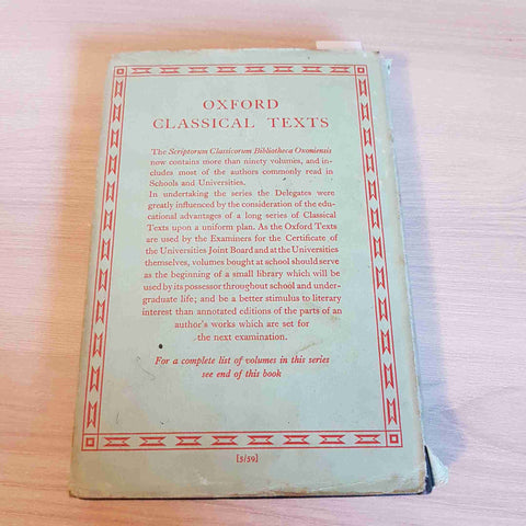 C. IULI CAESARIS COMMENTARIORUM - OXFORD CLASSICAL TEXTS - 1959 GIULIO CESARE