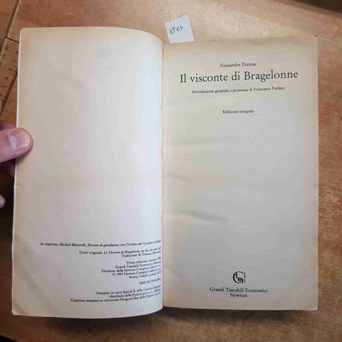 ALEXANDRE DUMAS - IL VISCONTE DI BRAGELONNE 1993 I MAMMUT NEWTON testo integrale