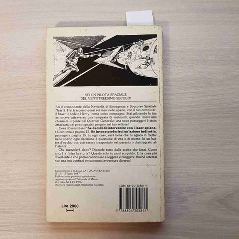 PATTUGLIA SPAZIALE - JULIUS GOODMAN - MONDADORI - 1987 libro game