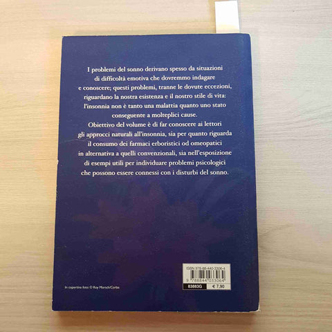 INSONNIA CURE NATURALI PER COMBATTERLA - SERGIO SEGANTINI - GIUNTI - 2007