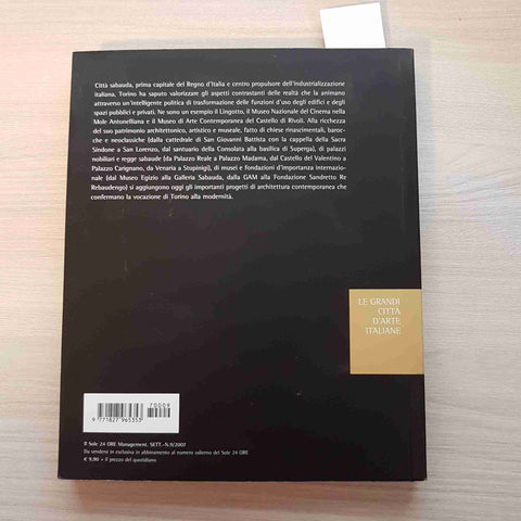 TORINO LE GRANDI CITTA' D'ARTE ITALIANE - LUCA MOZZATI -IL SOLE 24 ORE, ELECTA