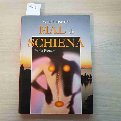 VARIE CAUSE DEL MAL DI SCHIENA - PAOLO PIGOZZI - DEMETRA - 2000